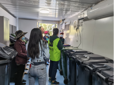 貓先生智能垃圾分類房，社區垃圾分類收集點，生活垃圾投放房生產廠家