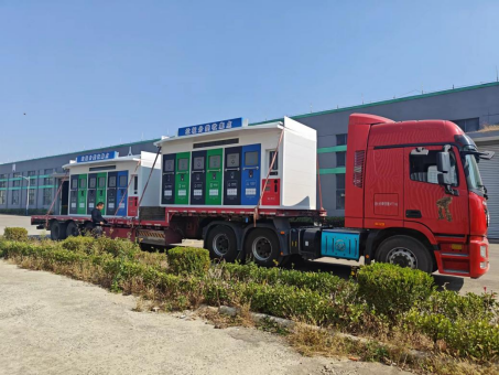 貓先生智能垃圾分類，小區(qū)垃圾房廠家，專業(yè)垃圾收集站制造