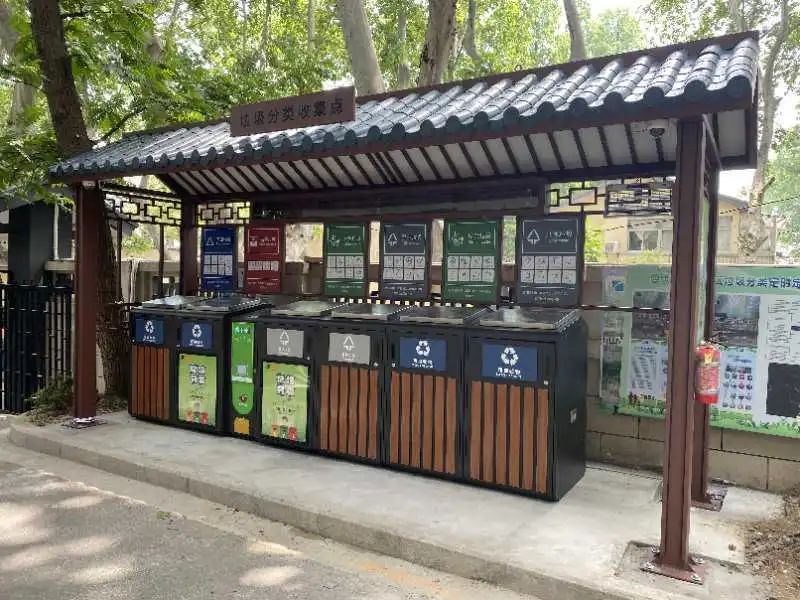 貓先生智能垃圾分類亭，定時定點垃圾收集點 ，垃圾亭生產(chǎn)廠家