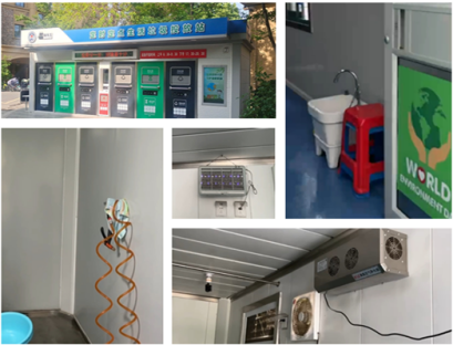 智能垃圾亭,垃圾收集點,小區垃圾分類站生產廠家