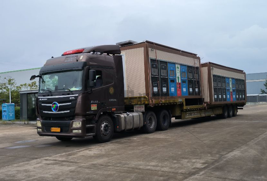 華展智能分類(lèi)垃圾房，清潔小屋，垃圾分類(lèi)收集站生產(chǎn)廠家