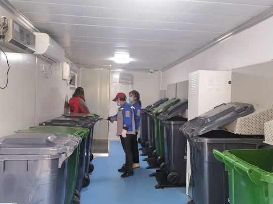 江蘇貓先生智能分類垃圾房，清潔小屋，垃圾分類收集站生產廠家